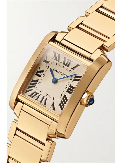 cartier gold watch.